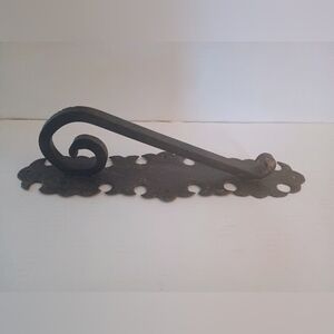 Forged Iron Heavy Scroll Door/Gate Pull, XL Vintage